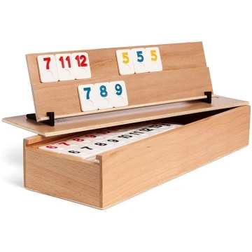WOODTASTIC Rummy koka spēle - augstas kvalitātes g