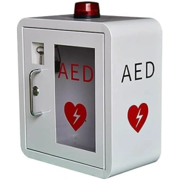 AED defibrilatora uzglabāšanas skapis Sienas tērau