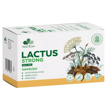 NATĒJA Lactus Strong tēja maisiņos, 20 gab
