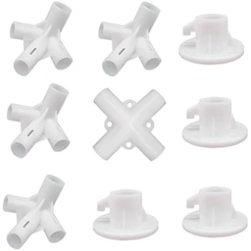 9 Piece Gazebo Replacement Parts Set with Awning a