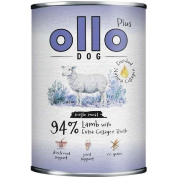 OLLO Plus Collagen Lamb - wet dog food - 400g