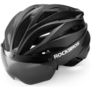 Rockbros velosipēda ķivere ar vizieri, noņemamām U