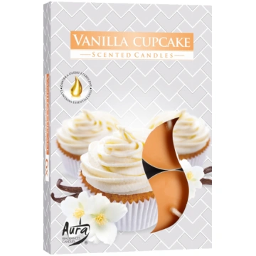 Tējas sveces aromātiskās Vanilla Cupcake Aura p15-