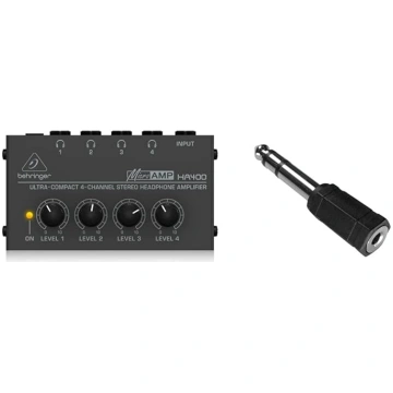 Behringer MICROAMP HA400 Ultra kompakts 4 kanālu s