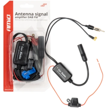Antenas signāla pastiprinātājs 12v dab fm -04134 A