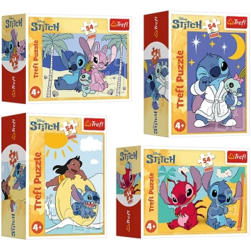 Trefl DISNEY STITCH Puzle Mini, 54 gab. 54220T