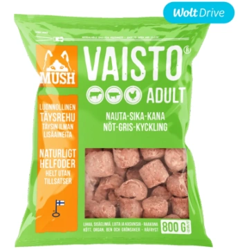 Saldēta suņu barība – MUSH Vaisto Green, liellops/