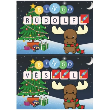 Galda spēle “Vārdu BINGO” ziema - Mācību materiāli