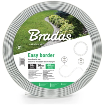 Dobes apmale Bradas Easy Border, 1000 cm x 4 cm, p