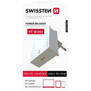 Swissten Premium 45W Tīkla Lādētājs USB-C PD 3.0: