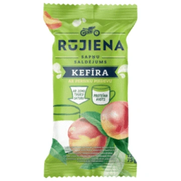 Saldējums RŪJIENA kefīra-persiku 75g