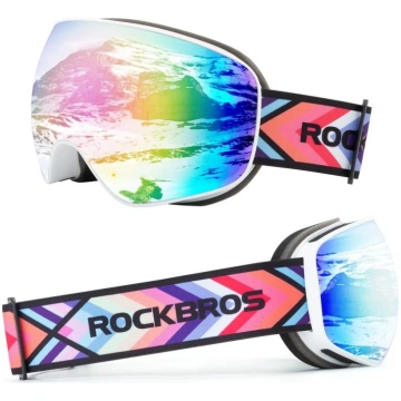 Rockbros SP284 slēpošanas brilles – matēta balta r