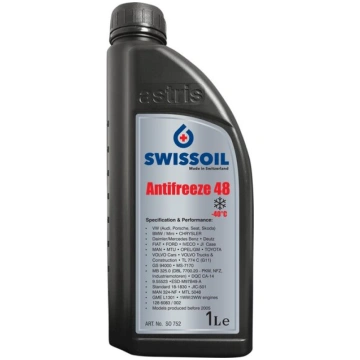 Antifreeze 48 - BLUE, 1 L Swissoil