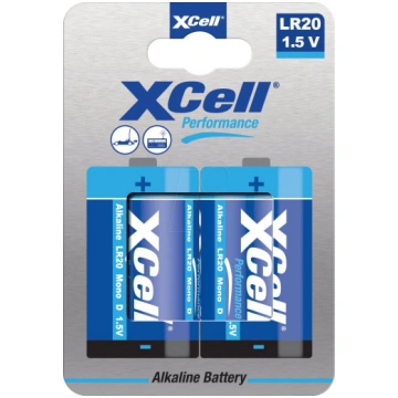 XCell Bateria Performance Alkaline LR20 Mono D 2St