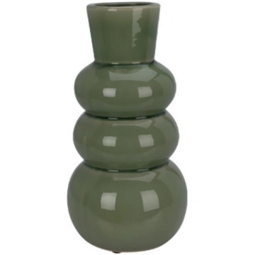 Vāze Home Styling Collection Bubble, 25 cm, zaļa k