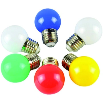 LED spuldze E27 1W SMD NIGHTLIGHT Sarkana Nav note