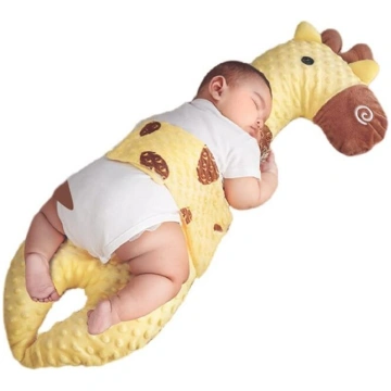 Bērnu miega spilvens Giraffe, dzeltens