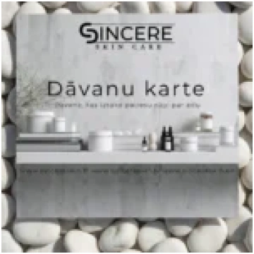 Dāvanu karte - SincereSkin.lv - 25 € SINCERE SKIN