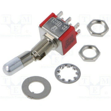 Switch: toggle; Pos: 2; DPDT; ON-ON; 2A/250VAC; 5A