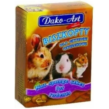 Biskvīta cepumi Dako-Art BISZKOPTY GRYZOŃ ORZECH –