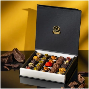 Dark chocolate selection