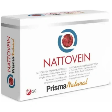 Prisma Natural Nattovein 20 kapsulas