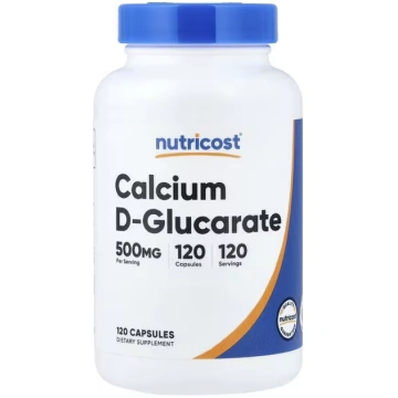 Nutricost, Calcium D-Glucarate, 500 mg, 120 Capsul