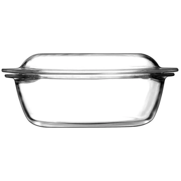 PYREX karstumizturīgs trauks ar vāku Essentials, 3