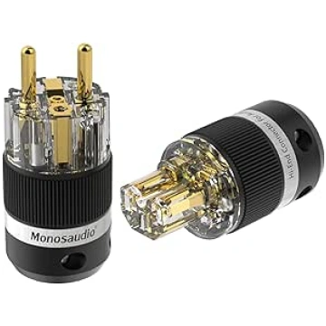 Monosaudio Pāri HiFi Schuko kontaktdakšu + IEC C15