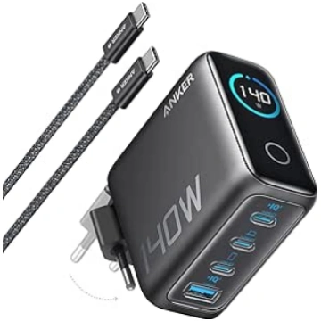 Anker 140W USB C Charger, Laptop Charger, 4-Port M