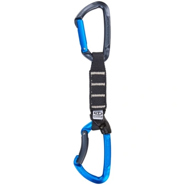 Rinvio Lime Set NY PRO 12 cm Blu - CT CLIMBING TEC