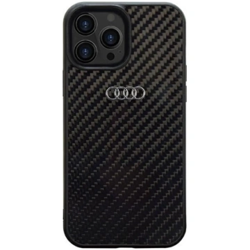 Audi Carbon Fiber iPhone 14 Pro 6.1" black hardcas