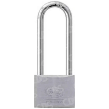 LUCCHETTO CON ARCO LUNGO IN CROMO LUCIDO ASSA ABLO