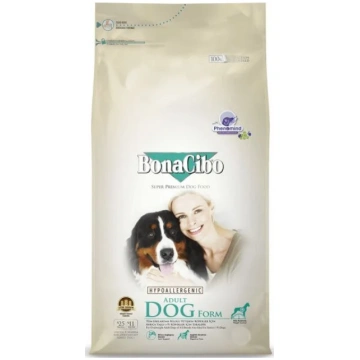 Sausā suņu barība BonaCibo Hypoallergenic Dog Form
