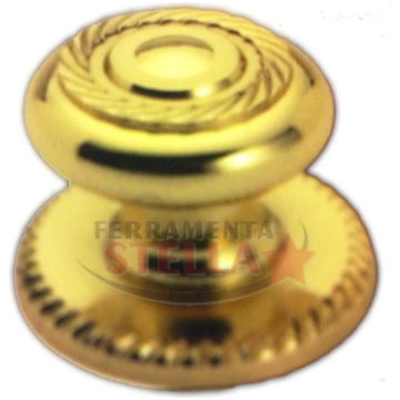 Pomolino pomello classico ottone oro lucido per ca