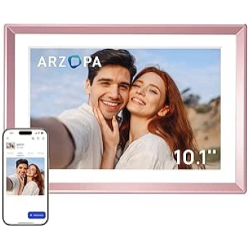 ARZOPA Metāla digitālo bilžu rāmis 10,1 collas Bez