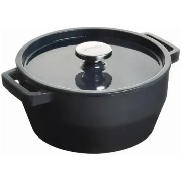 Pyrex čuguna katls 6.8L, apaļš, Ø28cm, pelēks