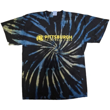 P3 Tie-Dye T-Shirt - Black Pittsburgh Paintball