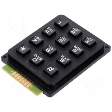 Keypad: plastic | No.of butt: 12 | none | plastic 