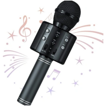WS-858 bezvadu karaoke mikrofons- Bluetooth rokas 