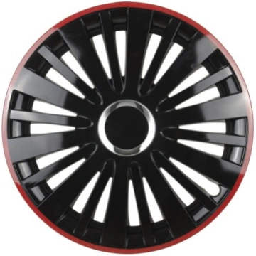 Dekoratīvā riteņu uzlika FALCON Black & Red 15" WC