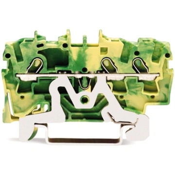 Wago zemējuma spaile 1Px3 kont. 2.5mm2 5.2mm dzelt