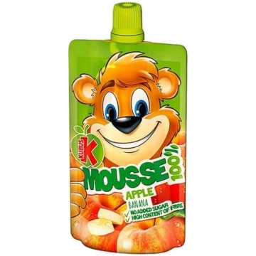 Kubveida, augļu biezenis, 100 % ābolu banāns, 100 