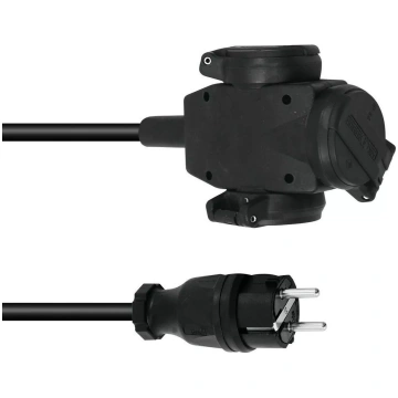 Pagarinātājs PSSO 30247011 3x1,5 mm² 3 m 3‑vietu m