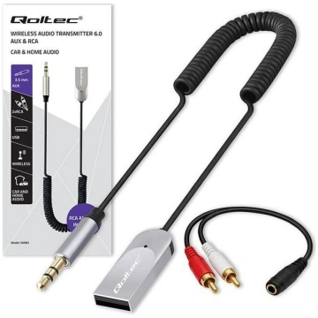 Qoltec bezvadu audio uztvērējs Audio HiFi Home&Car