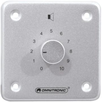 Omnitronic PA Volume Controller 10 W mono Silver