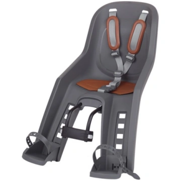 Polisport Bubbly Mini Front Child Seat, Grey/Brown