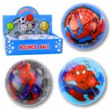 LEAN Toys Foam Ball for Bouncing Fun Superhero Spi