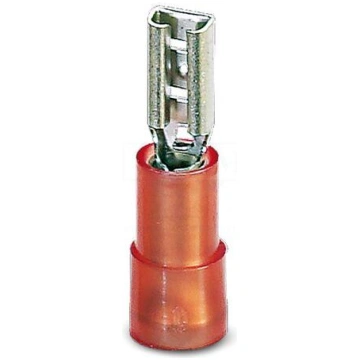Tip: flat | red | Type: insulated | Mat: PA | UL94