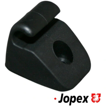 Clip for sun visor, black JOPEX